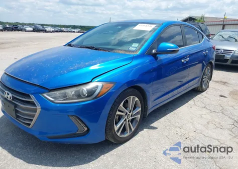 2017 Hyundai Elantra Limited из США, поврежденный, VIN KMHD84LF5HU354307